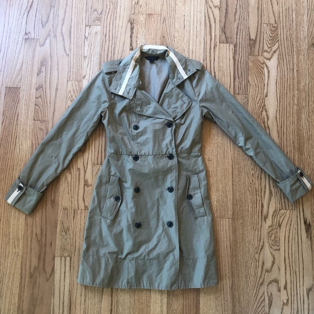 Banana Republic Trench Coat Taupe XS